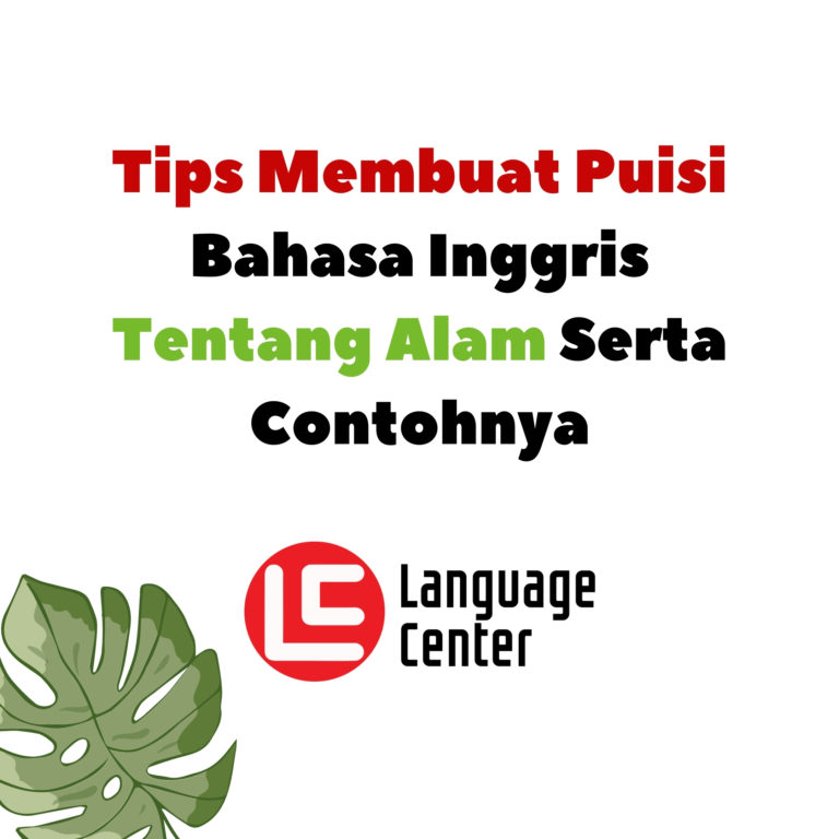 Tips Membuat Puisi Bahasa  Inggris  Tentang Alam Serta Contohnya